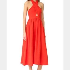 Mara Hoffman knot front cotton dress xs